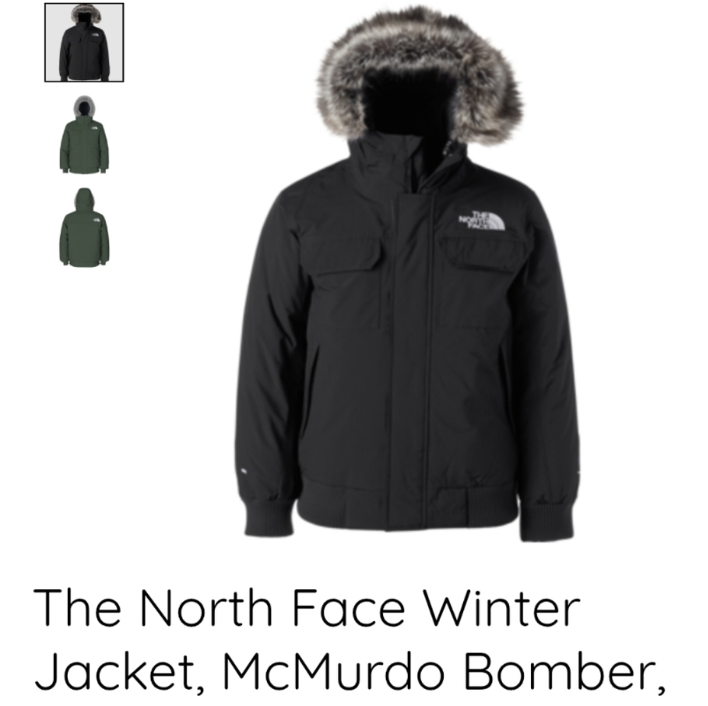The North Face Black McMurdo Bomber Jacket